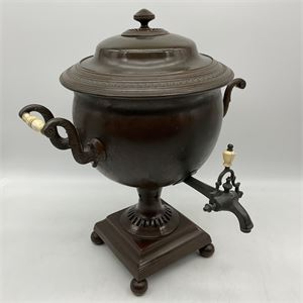Antique Russian Regency Copperware Samovar
